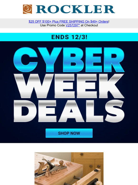 Cyber Week Deals Start Today + $25 Off $100+ Purchase!