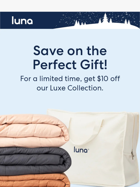 Luna Luxe Cotton Weighted Blanket