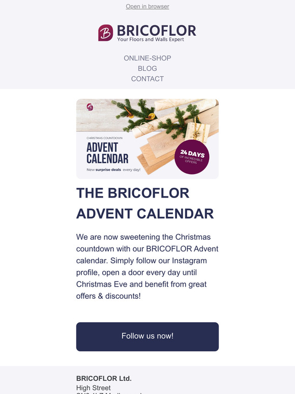 Christmas offers behind every door! 🎅