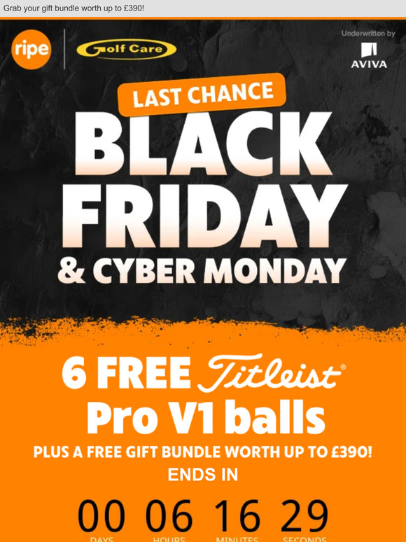 Last chance to get our Black Friday offer! ⌛