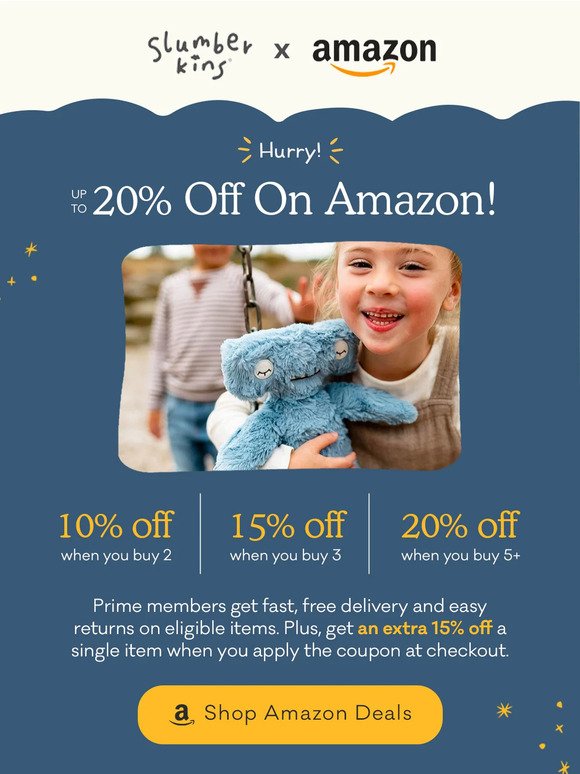 Save up to 20% off on Amazon 🎉