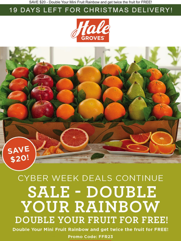🍊SALE🍊 Double Your Rainbow - Double Your Fruit for Free!