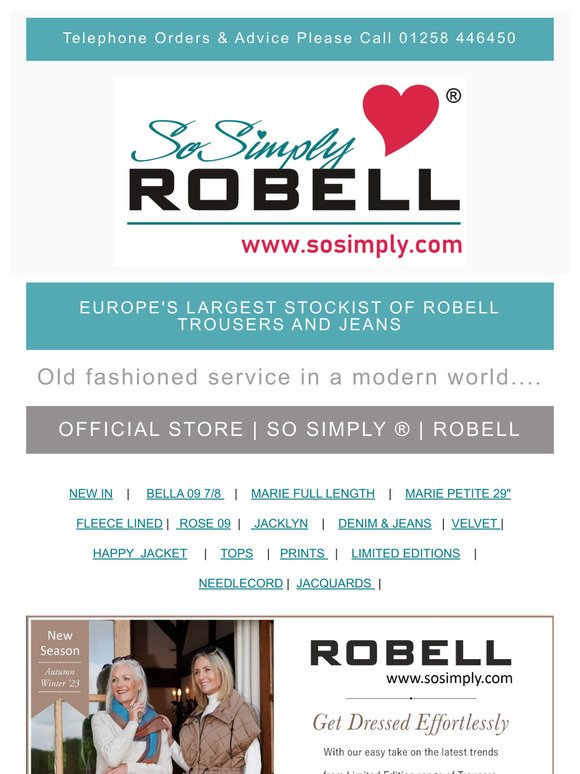 🤎 🧡 Get Dressed Effortlessly... | ROBELL ® | Official Site