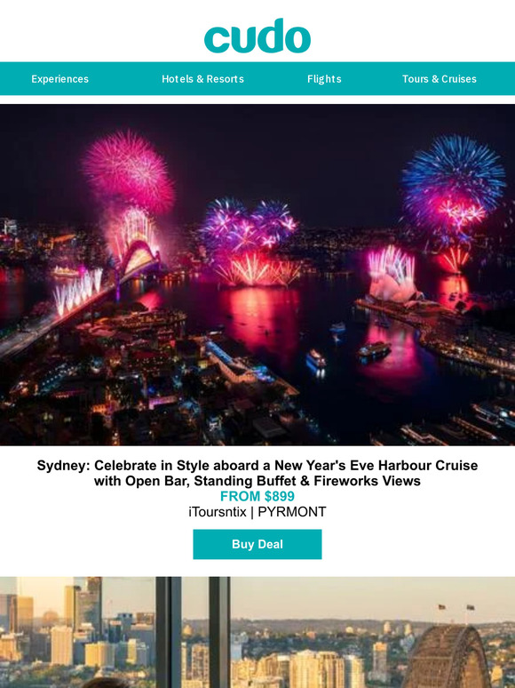 Sydney: New Year's Eve Cruise w. Canapes, Buffet Menu + Open Bar