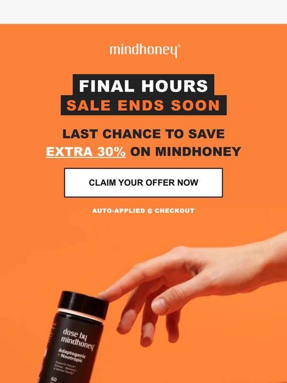FINAL HOURS... CYBER 30% SALE ⏰