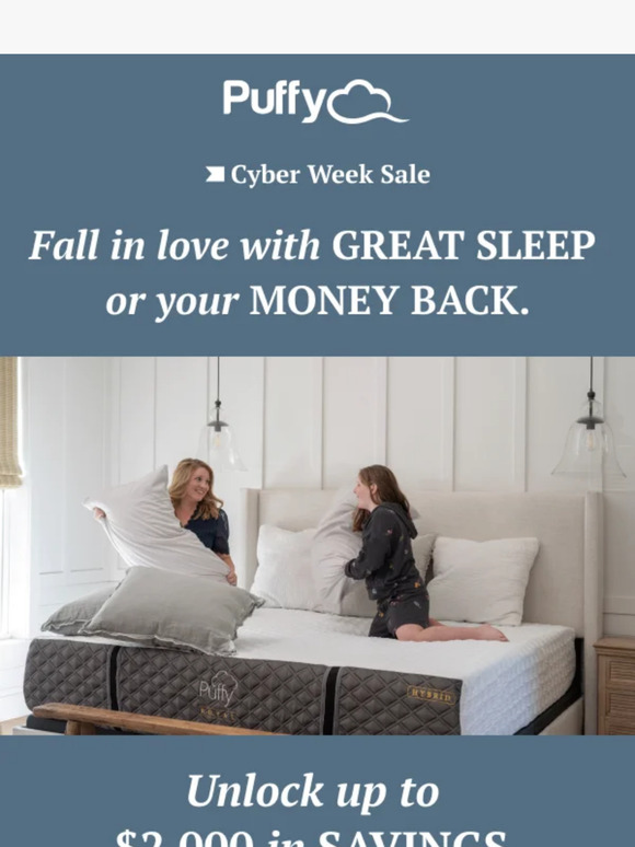 Puffy Mattress 101 nights to try awardwinning luxury with code