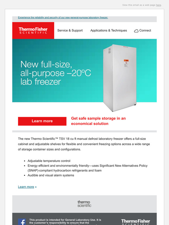 See our new general-purpose lab freezer