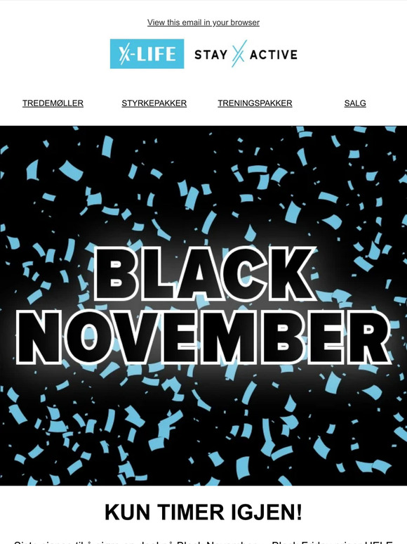 Black November - kun timer igjen⚡⚡