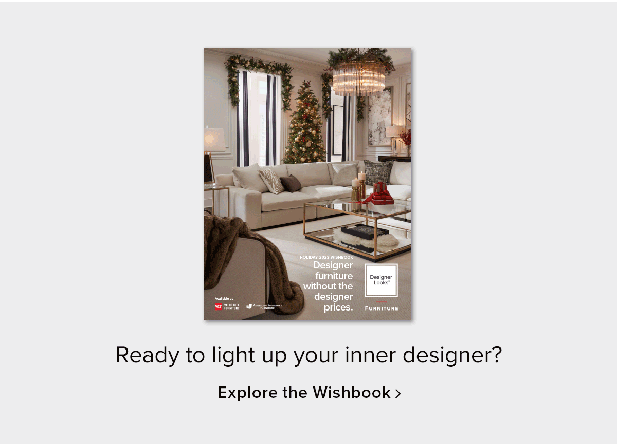 American Signature Furniture New Wishbook Holiday vibes inside