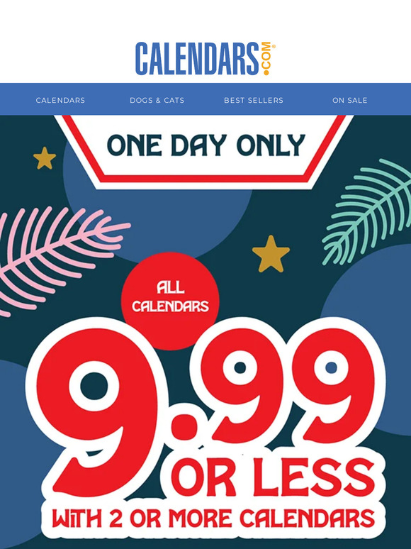 Calendars Don't Firget 🌲 9.99 or less Milled