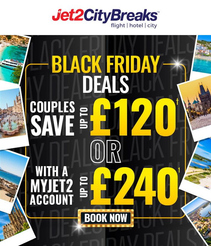 Jet2 Black Friday Deals are still on from Bristol Milled