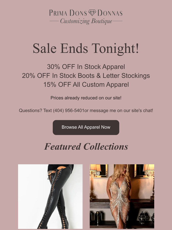 Final Hours for Black Friday Event! Special Pricing on All Apparel