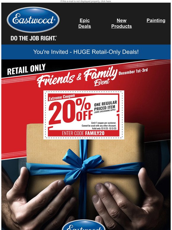 You're Invited - HUGE Retail-Only Deals!