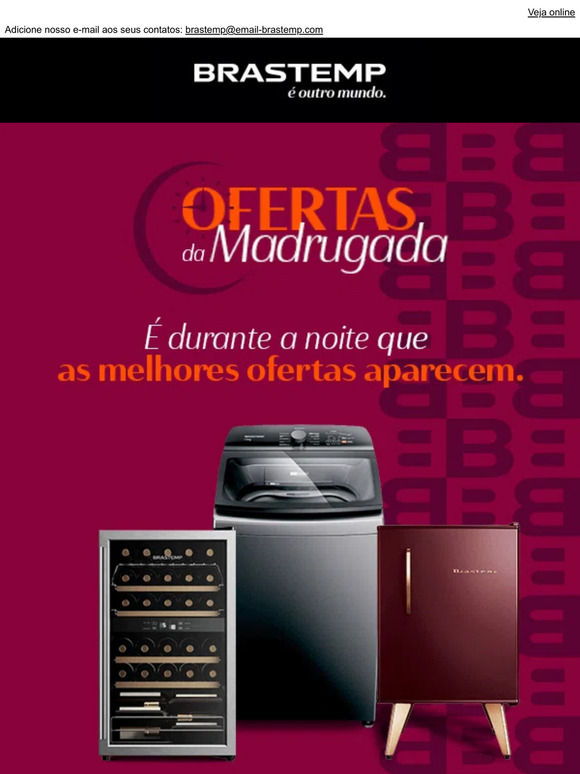 A noite chega trazendo as OFERTAS! 😴