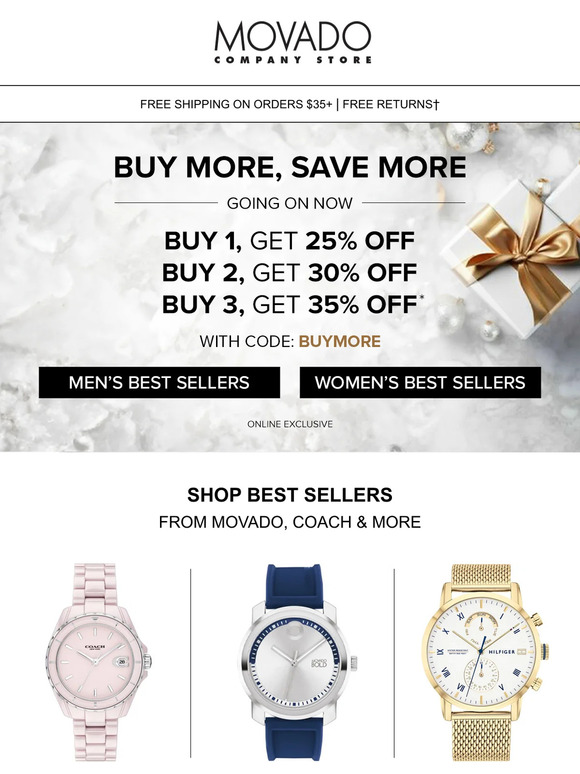 👀 Up to 35% MORE off holiday gifts online now!
