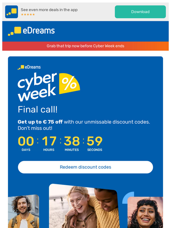 Final hours! ⏳ Cyber Week ends at midnight