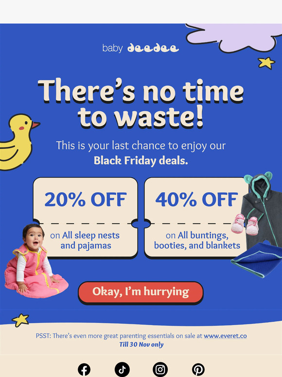 Our crazy cozy discounts are about to expire real soon. 😰