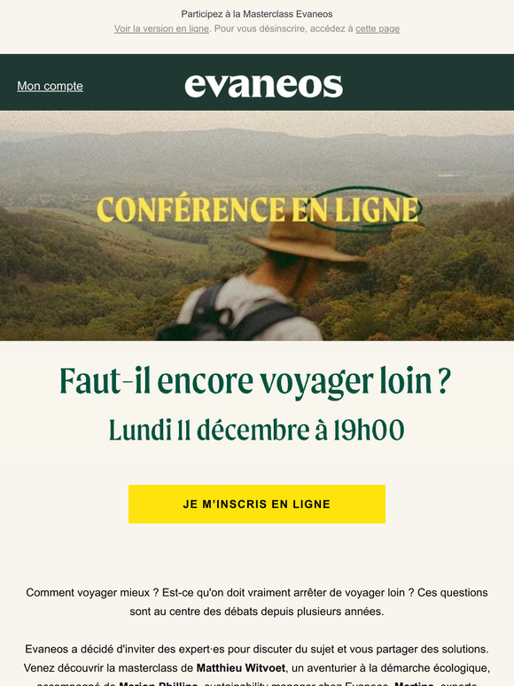 Peut-on encore voyager loin ? La conférence Evaneos