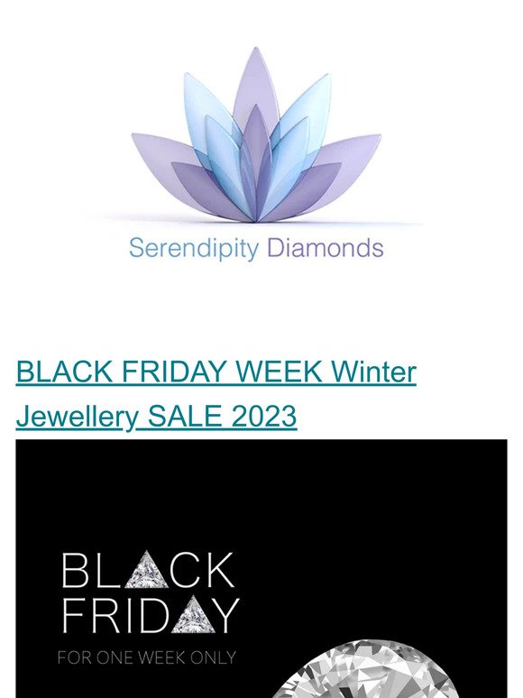 News from Serendipity Diamonds - 12/01/2023