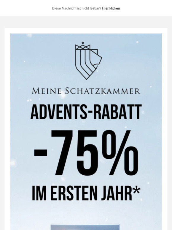 75% Rabatt - JETZT Angebot sichern!