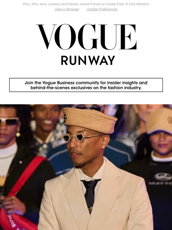 Pharrell Williams Unpacks His First Pre-Fall Show for Louis Vuitton