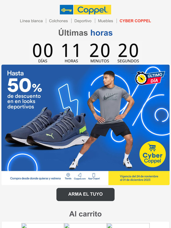 😄 Hola, ¡alcanza los descuentos! 🏃