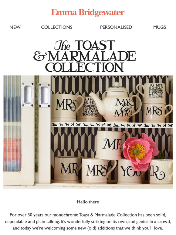 Emma Bridgewater (US) Spotlight on Toast & Marmalade Milled