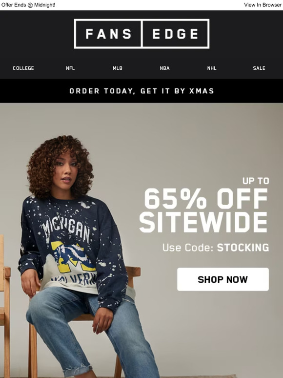 Last Chance to Score Up to 65% OFF