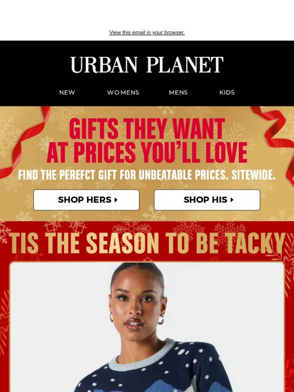 Christmas sweaters urban outlet planet