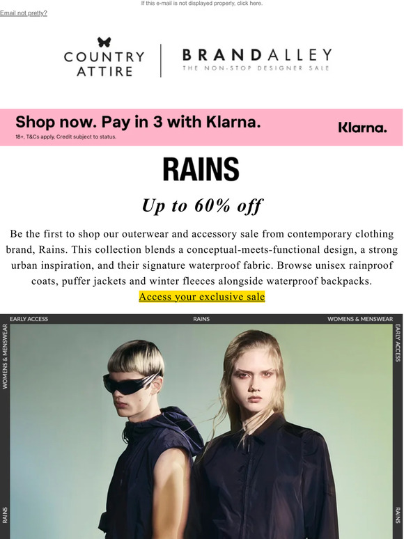 Exclusively: Rains