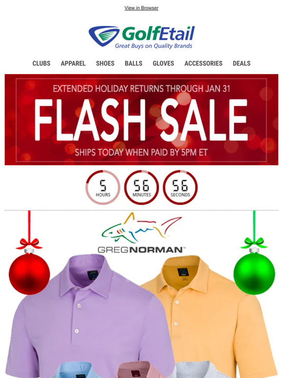 Only $20‼️ Greg Norman Performance Solid Polo Shirt • retail $69