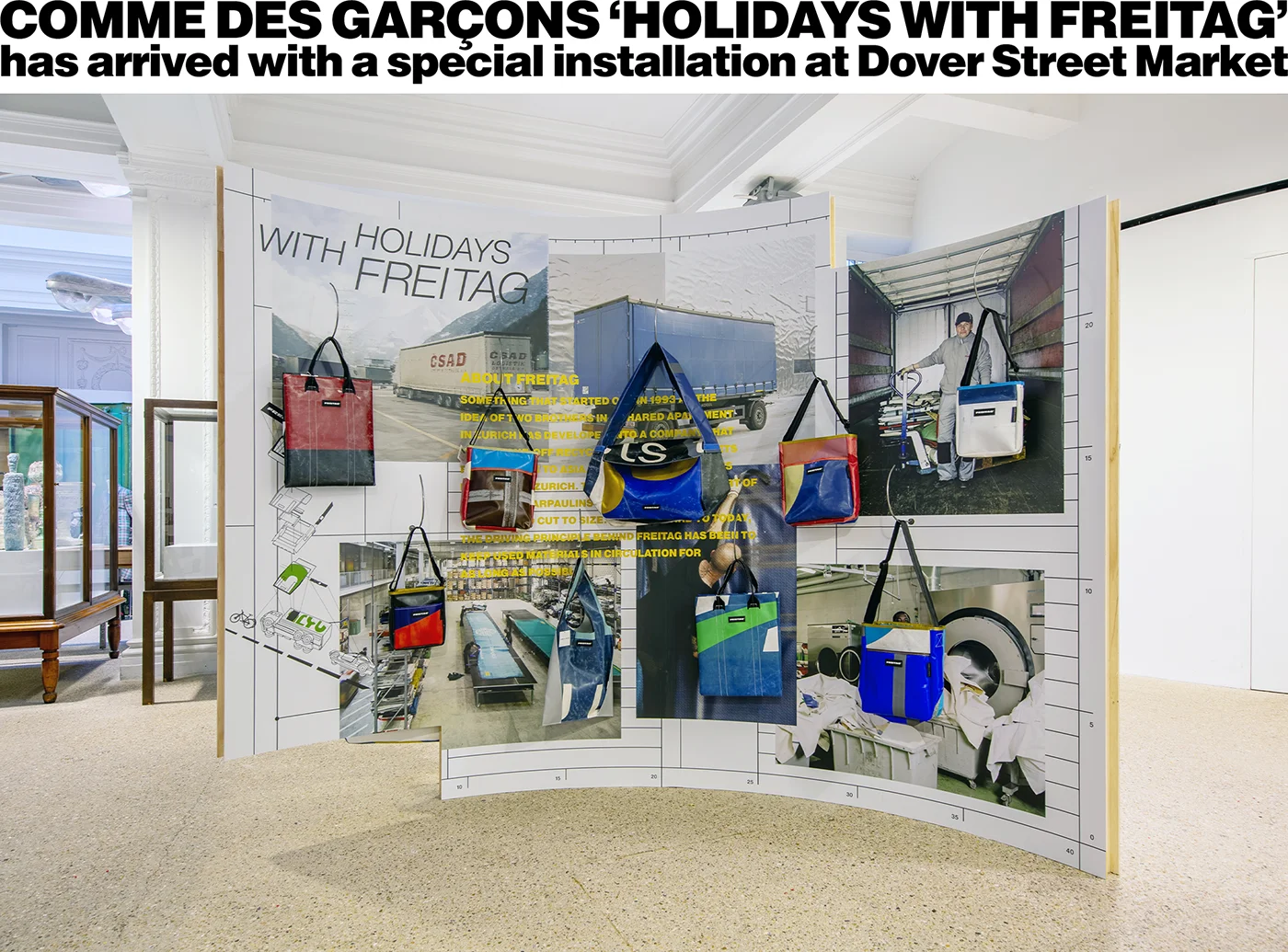 Dover Street Market: Comme des Garçons 'Holidays with FREITAG' has 