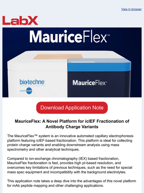 Application Note: A Novel Platform for icIEF Analysis of Antibody Charge Variants