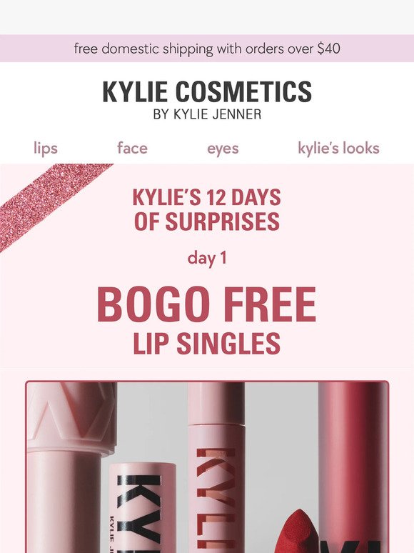 kylie's 12 days of surprises starts TODAY 🎁