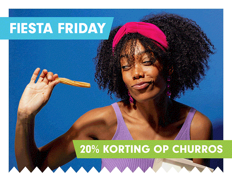 Nu: 20% korting op Churros!