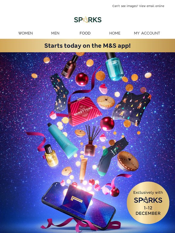 —, 12 Days of M&S starts today!