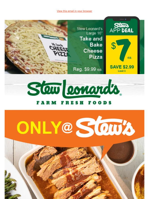 Stew Leonard's Gift Baskets: Only at Stew's: Beef Brisket, Snow Crab ...