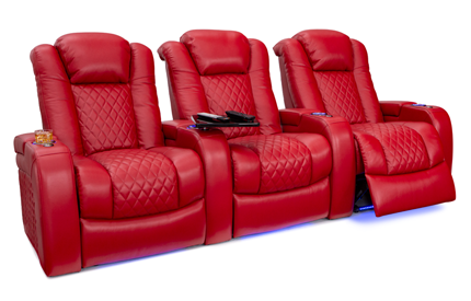 Red Home Theater Seating