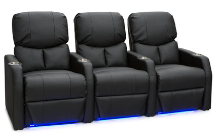 Black Home Theater Seating