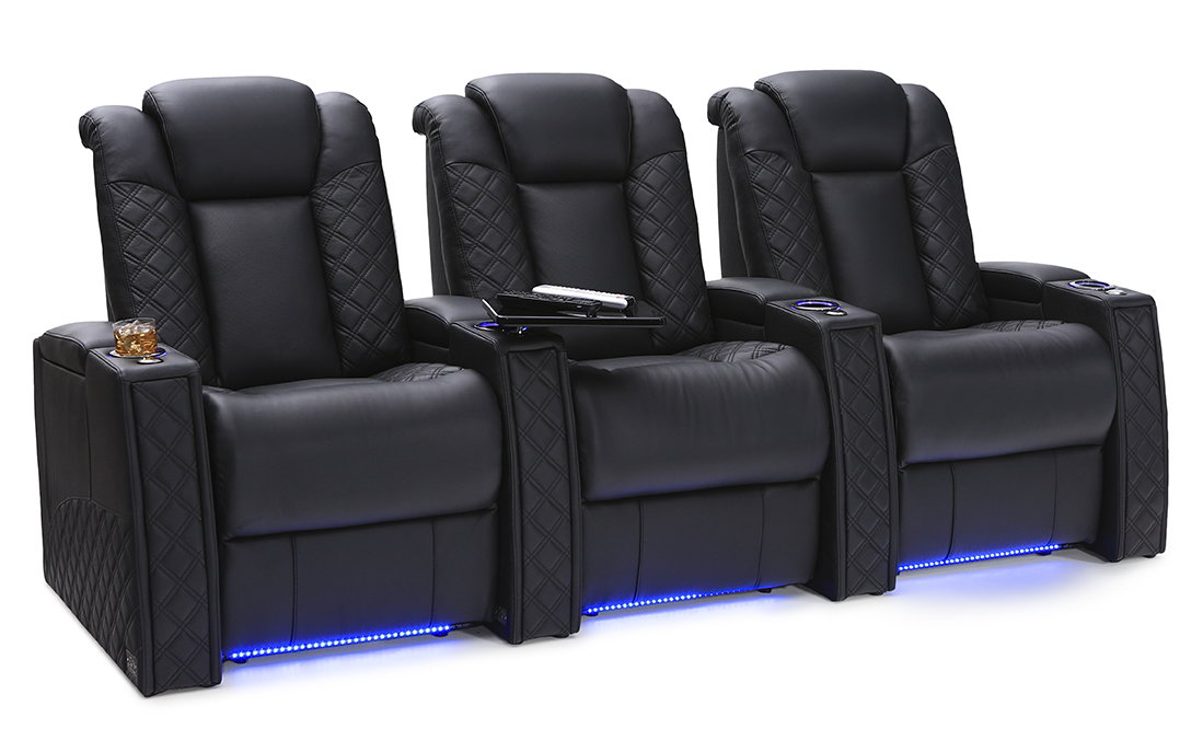 Black Home Theater Seating