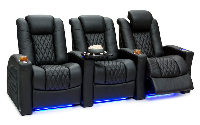 Black Home Theater Seating