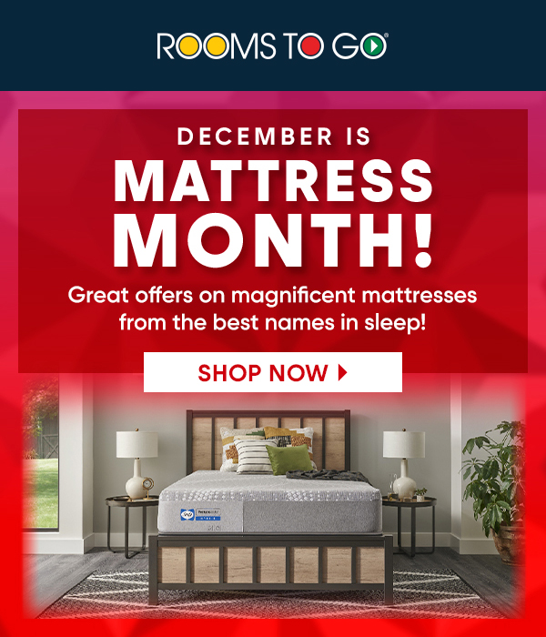 Rooms To Go Mattress Month savings are here! Milled