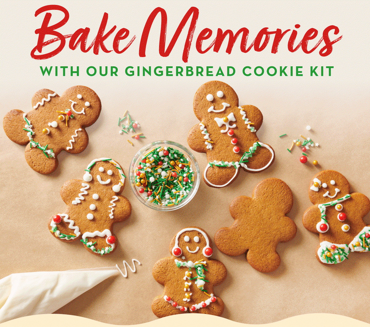 Bake Memories with our Gingerbread Cookie Kit