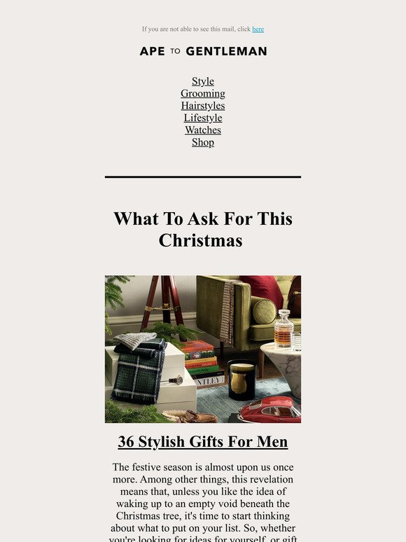 What to ask for this Christmas