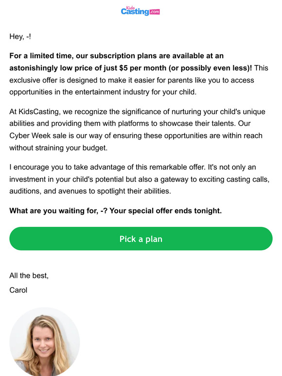 Cyber Week Sale Ends Today!