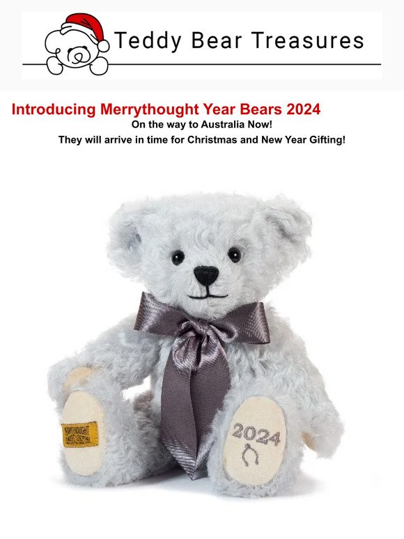 Introducing Merrythought 2024 Year Bear