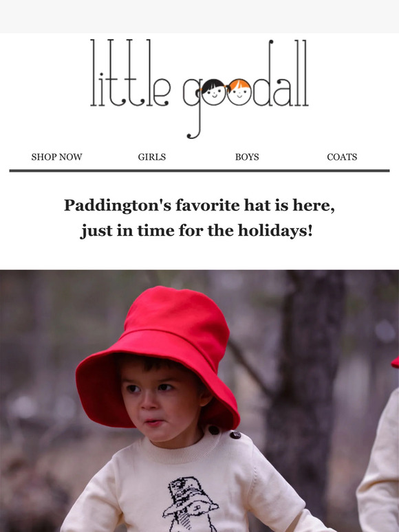 Paddington Hats are here! 🐻🇬🇧❤️
