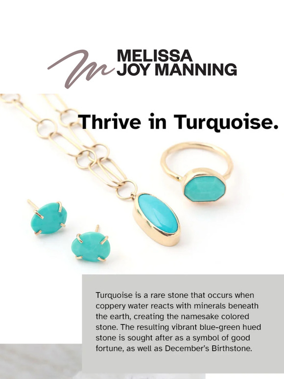 Thrive in Turquoise.