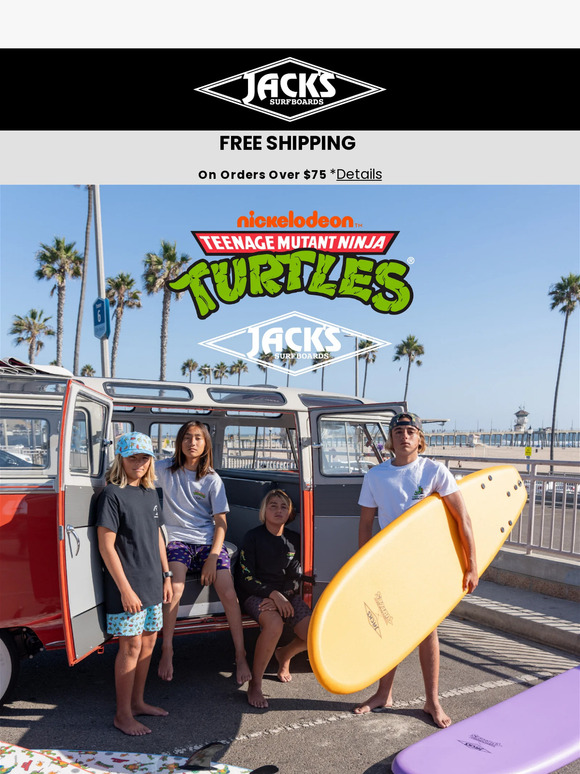 Jack's Surfboards Give the gift of 🥷🐢TMNT X JACKS SURFBOARDS Milled