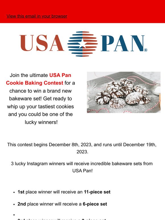 USA Pan - 3-Piece Bakeware Set